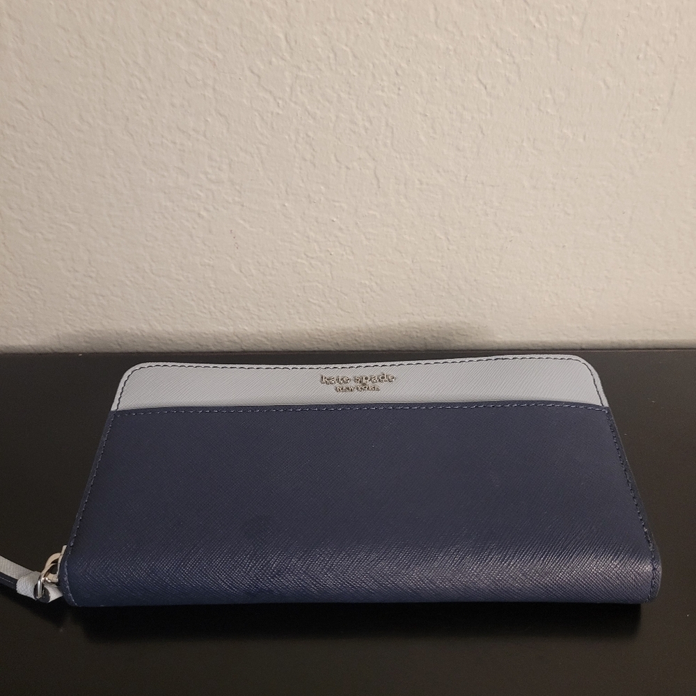 Kate Spade Saffiano Leather  Zip Around Continental Wallet - Picture 7 of 15